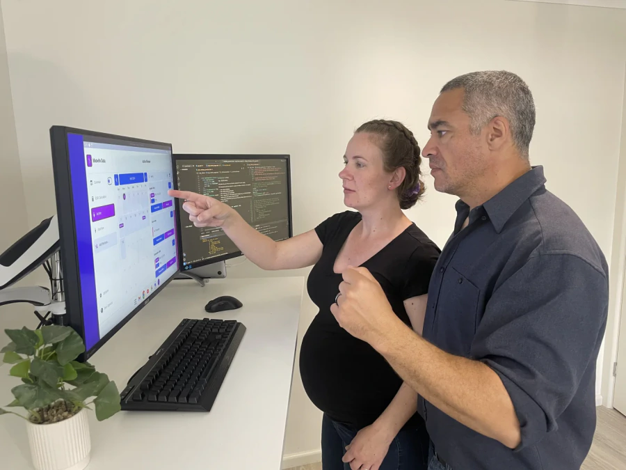 Team working together